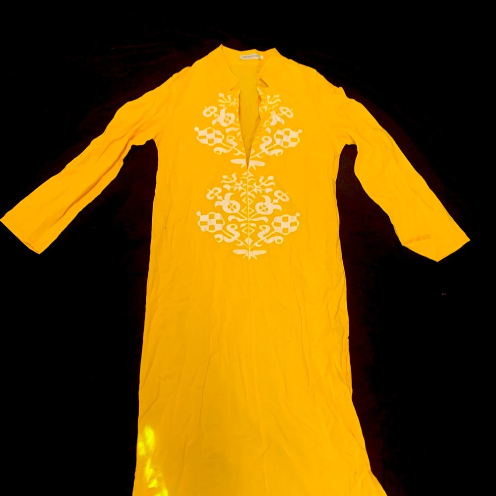 L: Misslook bright yellow light weight dress